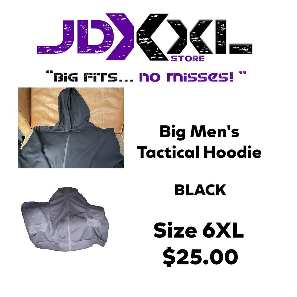 Big & Tall Zip Front Hoodie